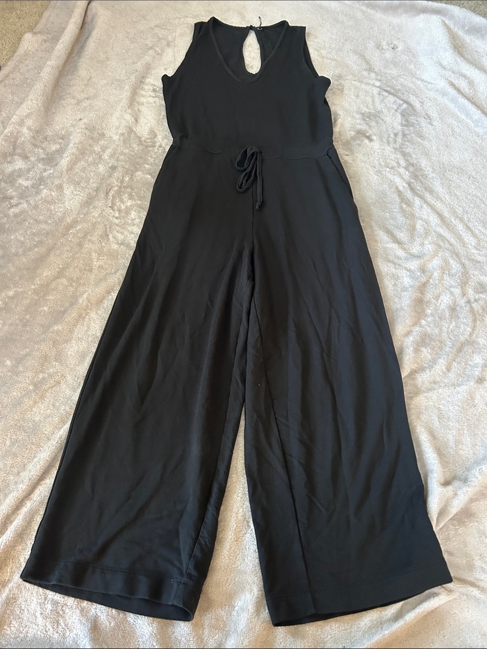 Quince French terry cropped wide leg jumper